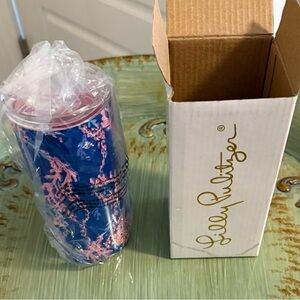 Lilly Pulitzer Brand New Thermal Tumbler To Go Cup